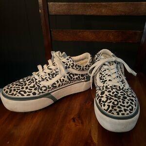 Vans Old Skool Stacked UV leopard print sneakers